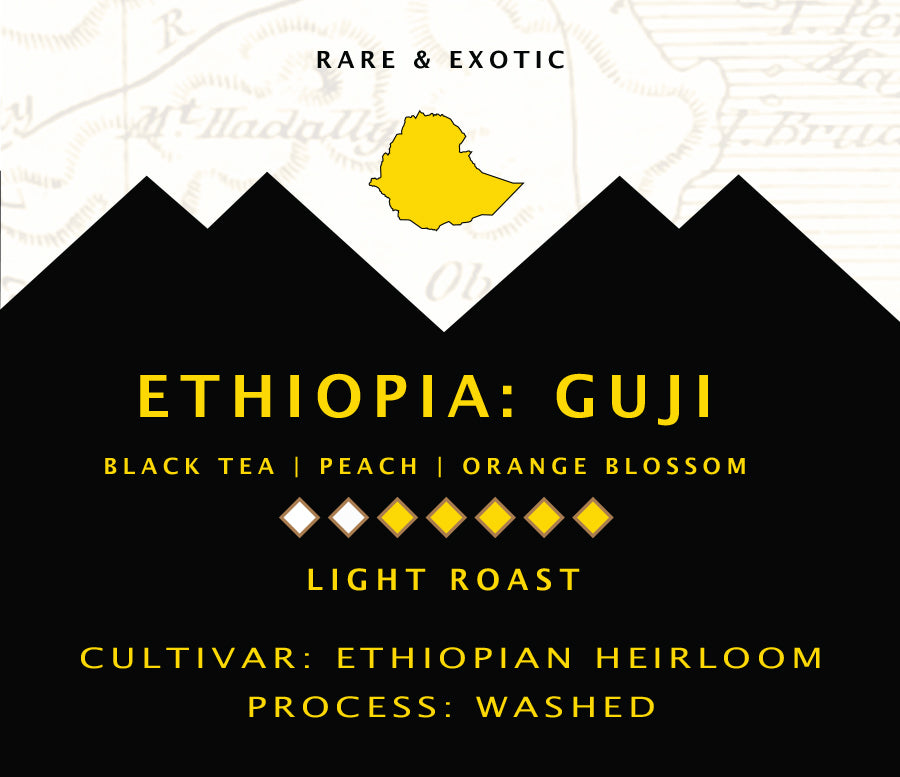 Ethiopian Guji - 2024 Washed - 12oz WHOLE BEAN
