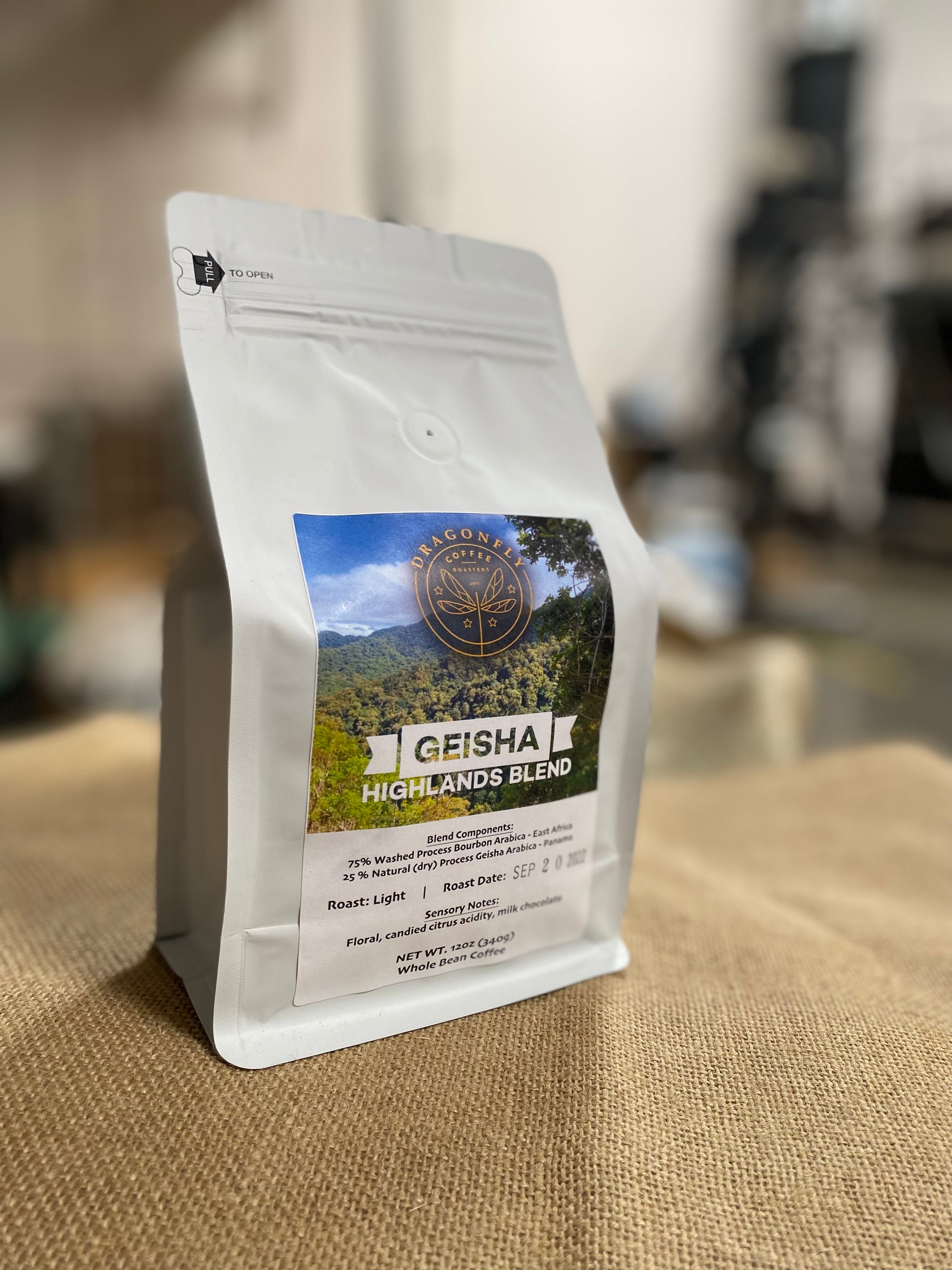 Geisha Highlands Blend - 12oz WHOLE BEAN